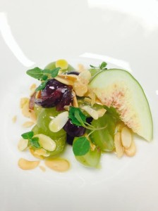 Ajo Blanco with Rosemary Red Grape Escabeche Ajo Blanco with Rosemary Red Grape Escabeche