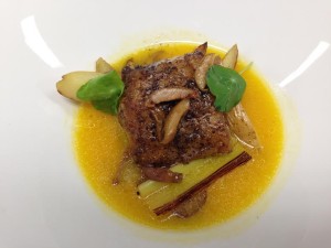 Monkfish with Gordial Olives and Lemon-Potato Broth Monkfish with Gordial Olives and Lemon-Potato Broth