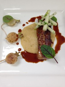 Pork Belly, Turnips, Apple and Honey Laquer Pork Belly, Turnips, Apple and Honey Laquer