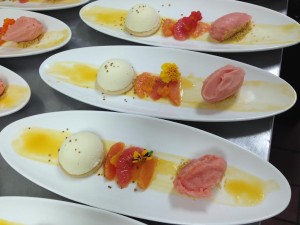 Sheeps Milk Tarta with Local Citrus Sheeps Milk Tarta with Local Citrus