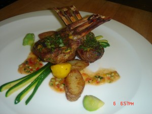 Colorado Lamb with Ratatouille Vinaigrette